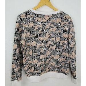 J Crew Zebra Cheetah Printed Pattern 
